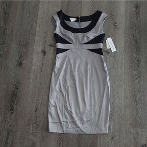 NEW London Style Black Gray Formal Business Dress 8